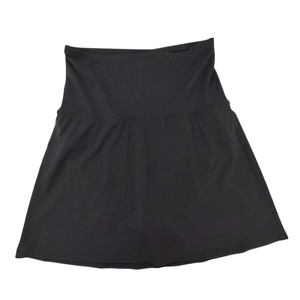 Lands’ End woman’s black swim skirt size 12